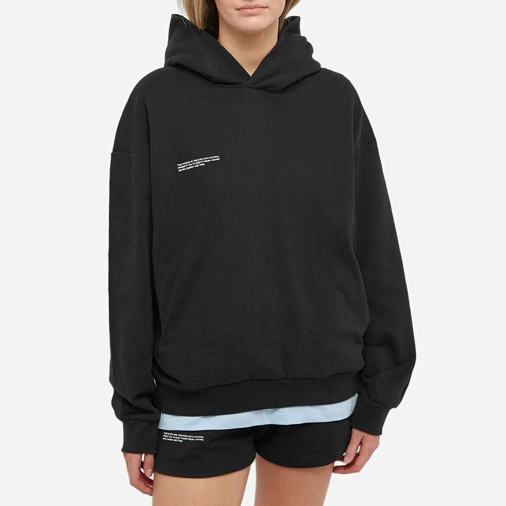 Pangaia 5 Logo Hoody in Black Pangaia