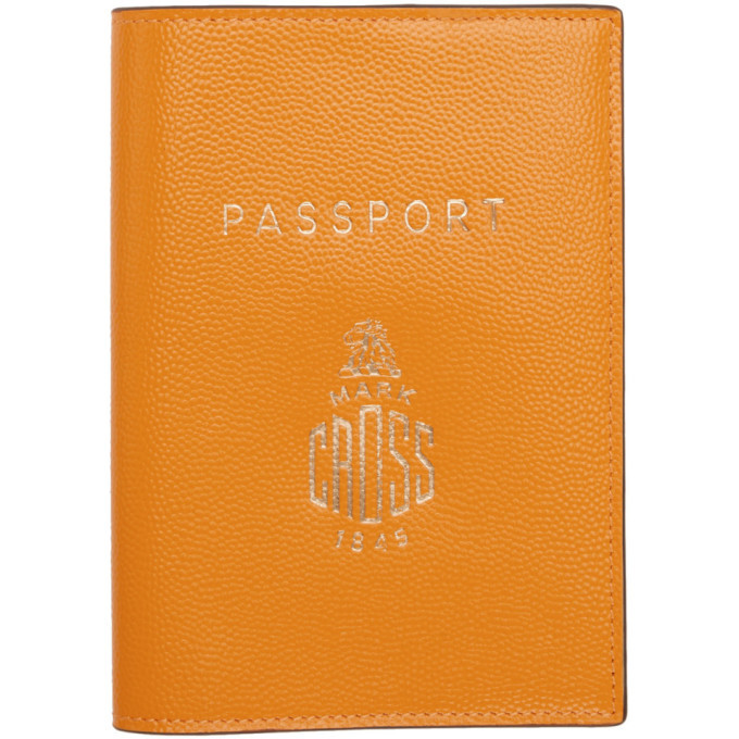 Mark Cross Yellow Passport Holder Mark Cross