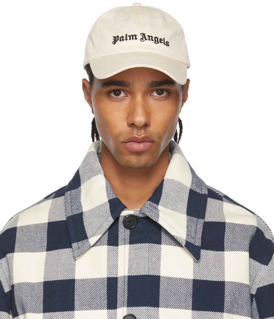 palm angels white cap