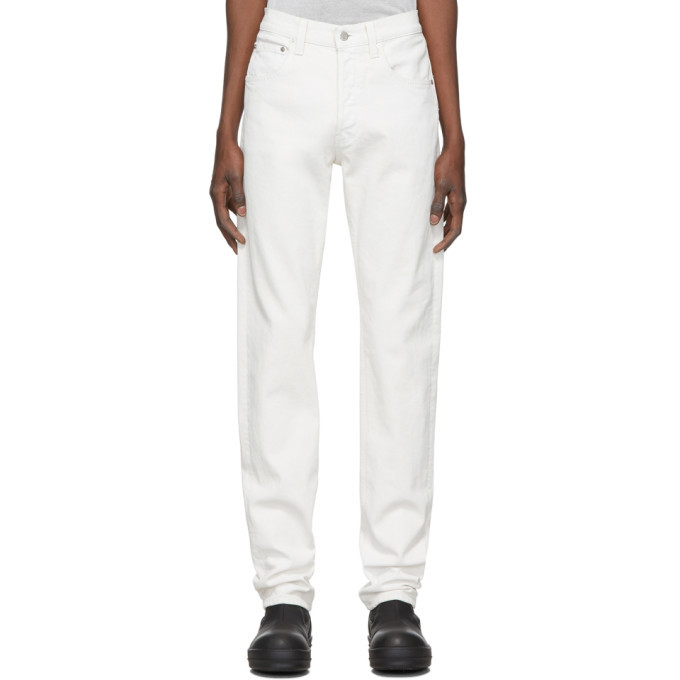 helmut lang white jeans