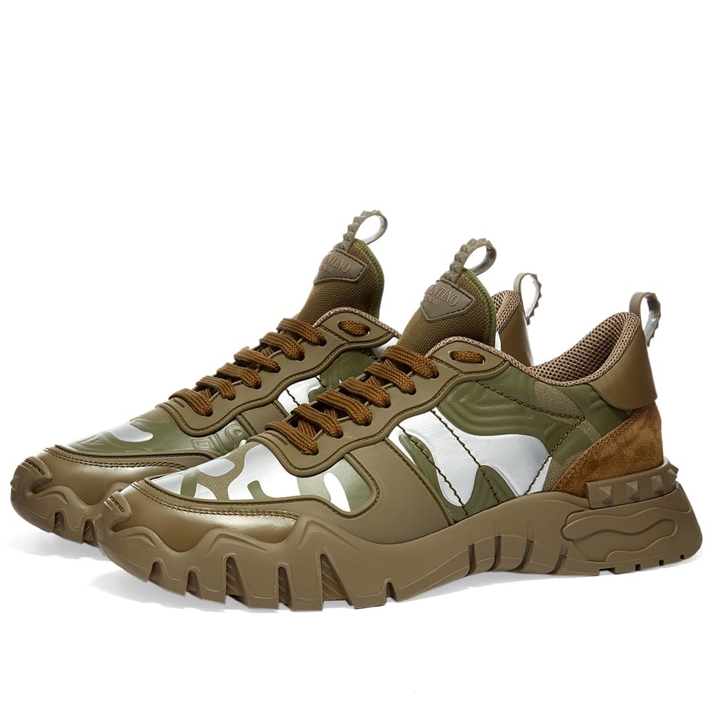 Valentino Rockrunner Plus Camo Oversize Sneaker Valentino