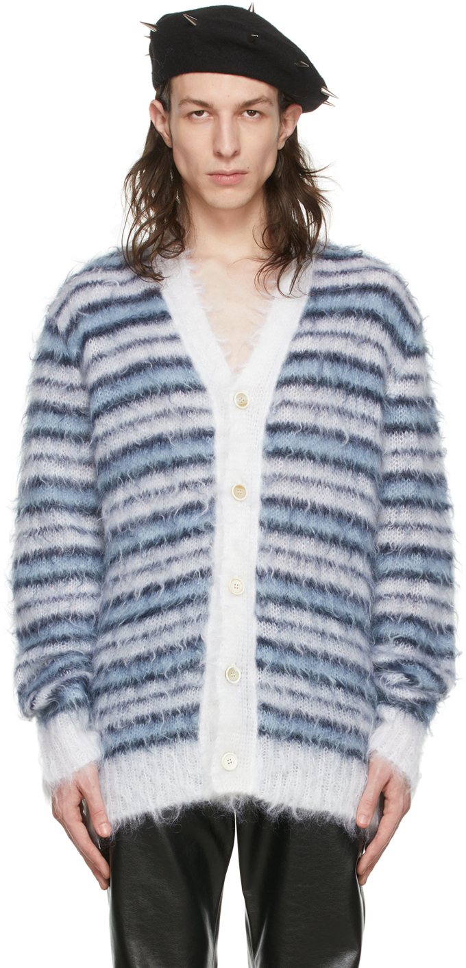 Marni White Mohair Cardigan Marni