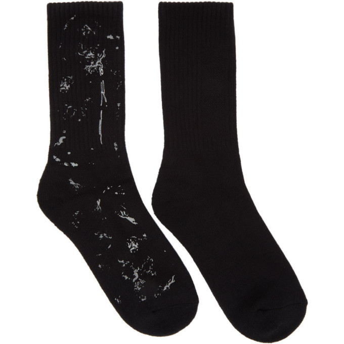 Oakley by Samuel Ross Black Rock Print Socks Oakley