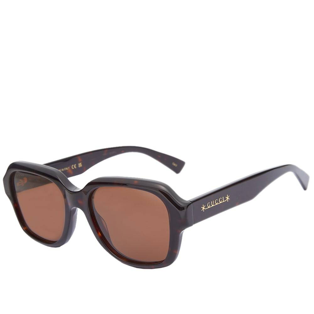 Gucci Men's Eyewear GG1174S Sunglasses in Havana/Brown Gucci