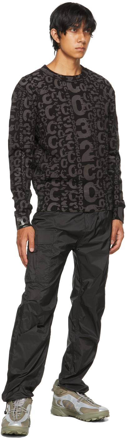 032c Black Heat Sensitive Système de la Mode Sweater