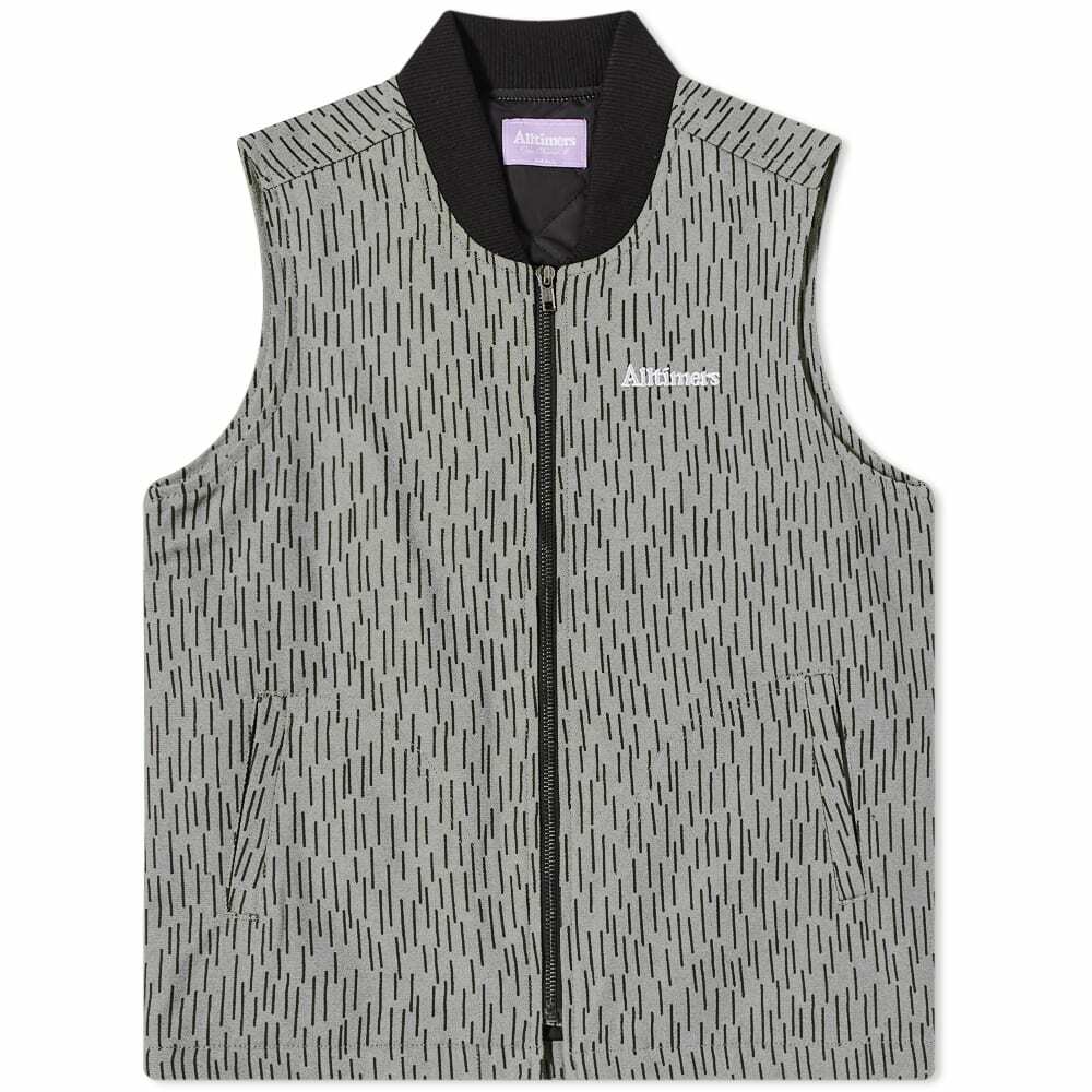 Alltimers Men's Best Quilted Canvas Vest in Charcoal Grey Alltimers