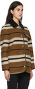 Burberry Tan Wool Colbury Jacket