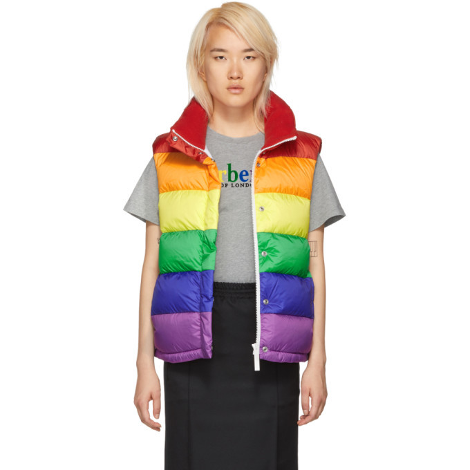 burberry rainbow puffer