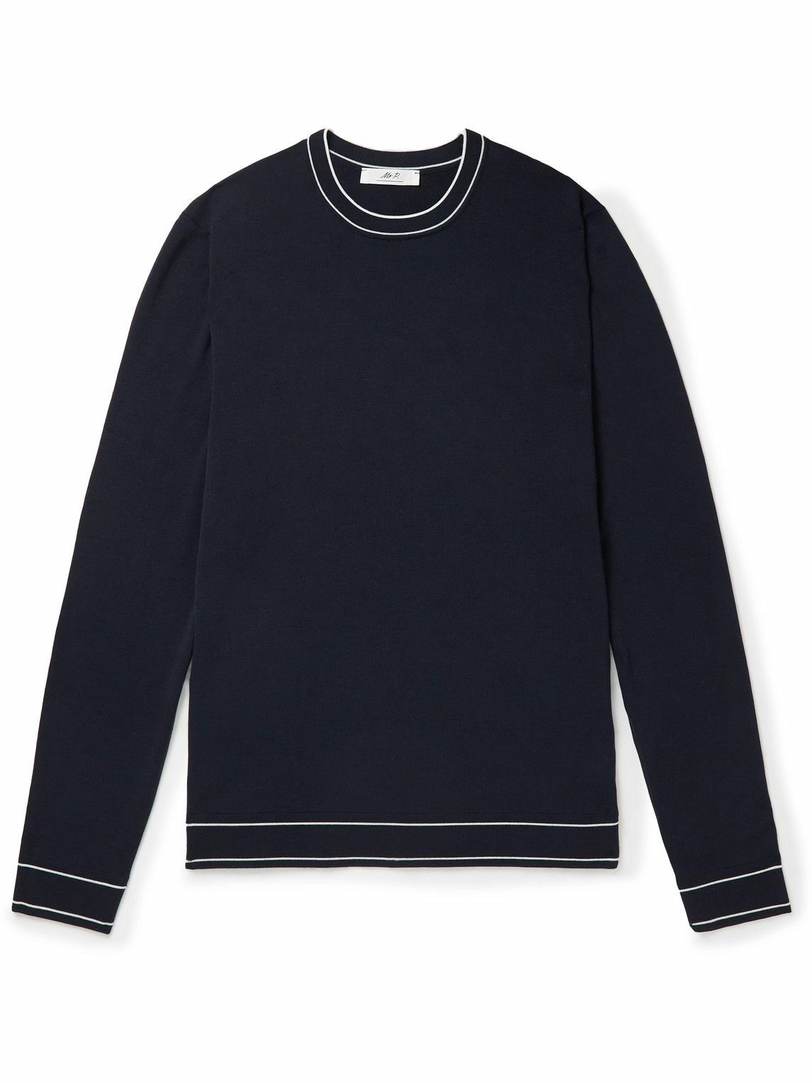 Mr P. - Wool Sweater - Blue Mr P.