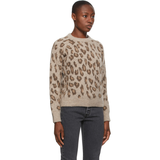 A.P.C. Brown Leopard Esther Sweater A.P.C.