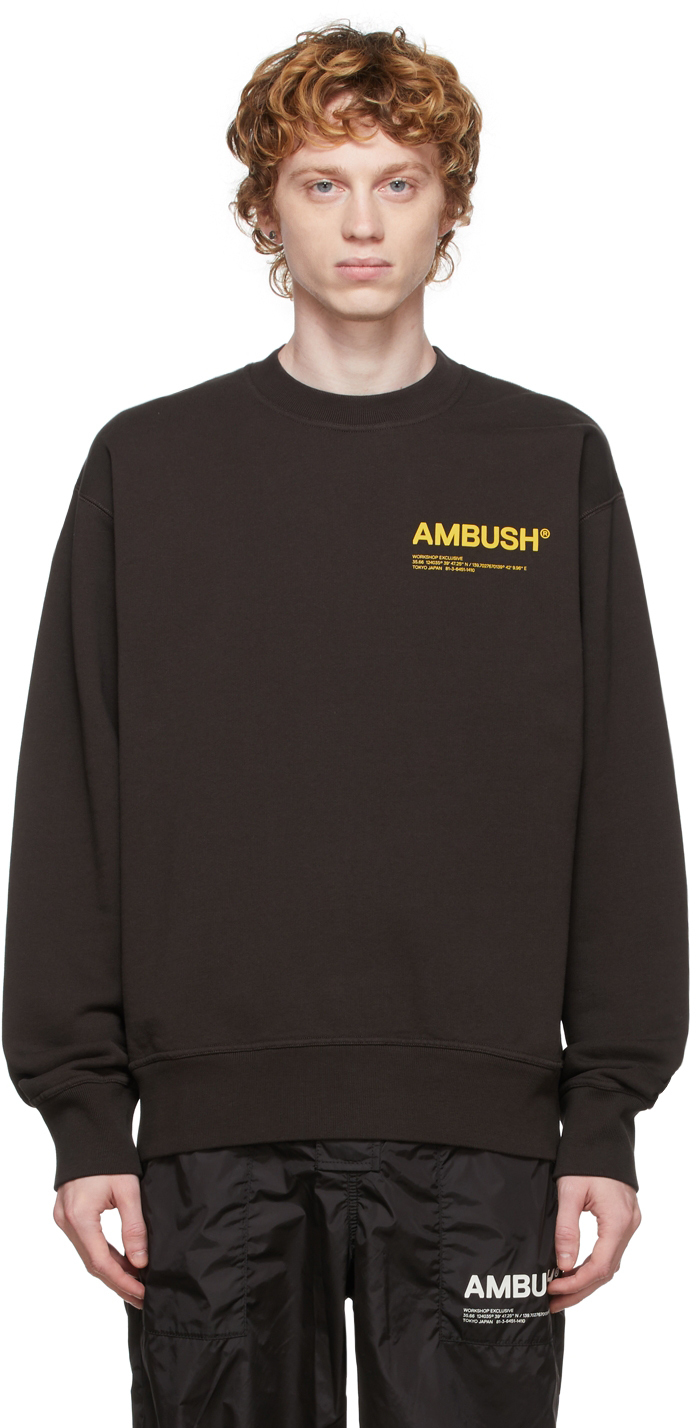 AMBUSH Brown 'Workshop' Sweatshirt Ambush