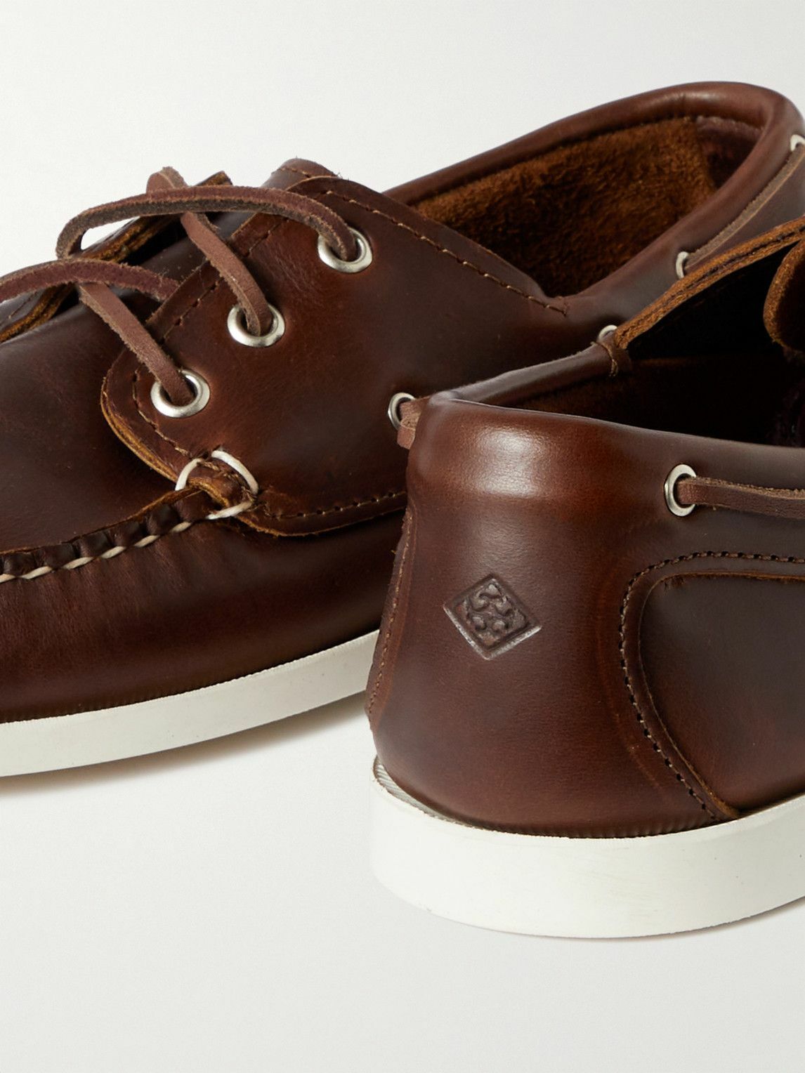 Quoddy Leather Boat Shoes Brown Quoddy
