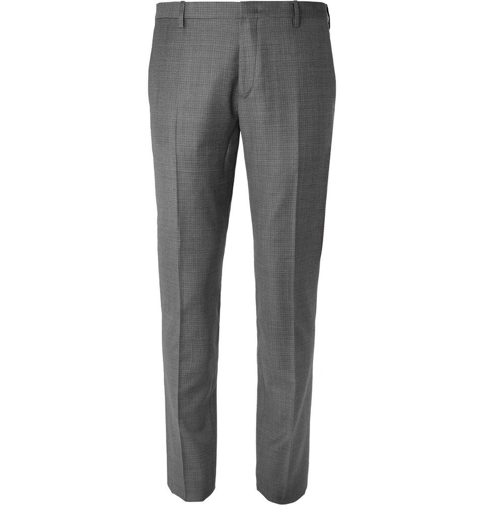 Paul Smith - Grey Soho Slim-Fit Puppytooth Wool Suit Trousers - Gray ...