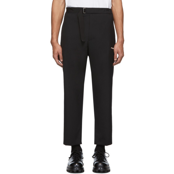 OAMC Black Cotton Regs Trousers OAMC