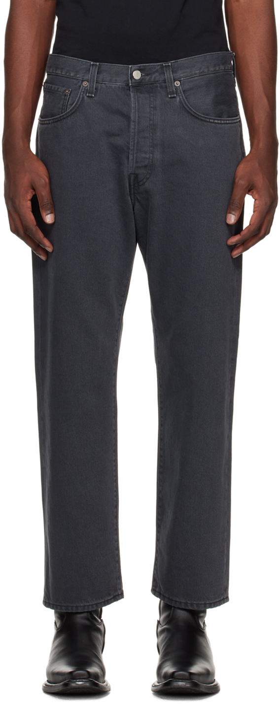 Acne Studios Gray Relaxed Fit Jeans Acne Studios