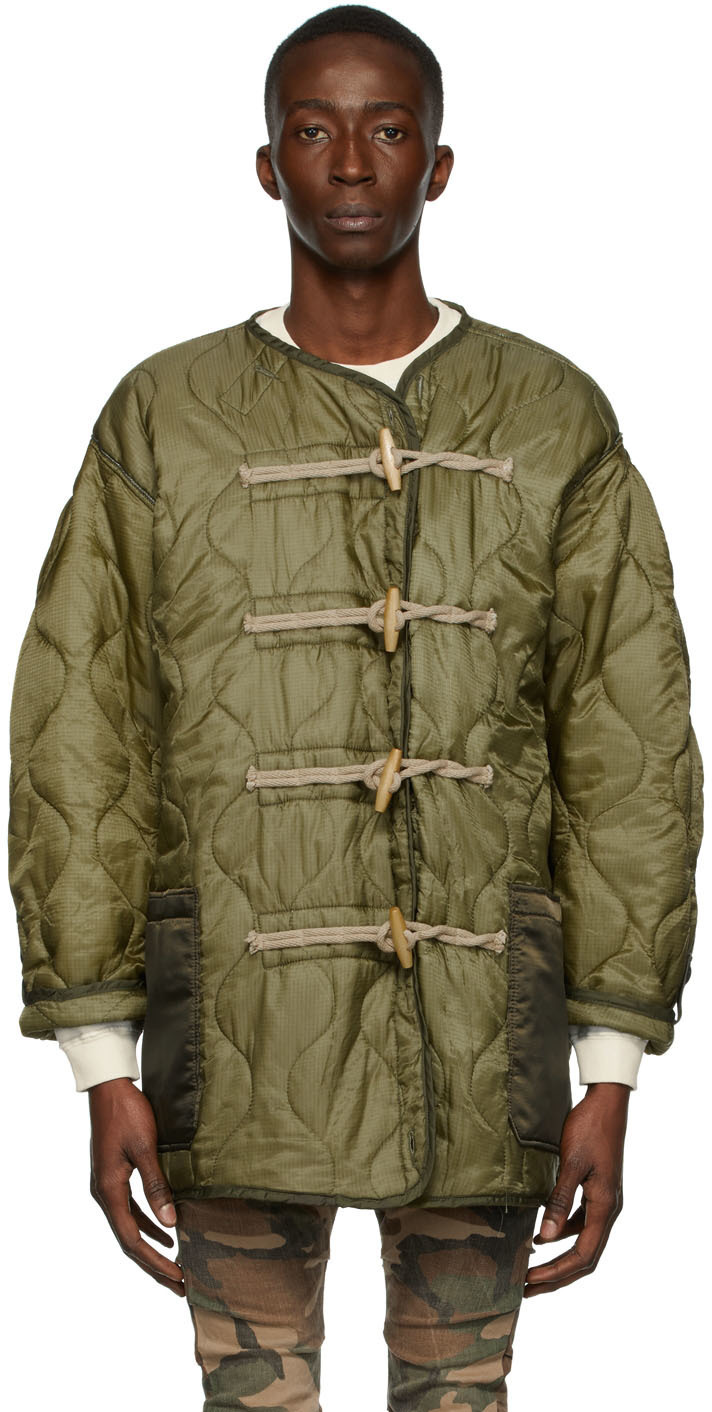 R13 Khaki Refurbished Liner Jacket R13
