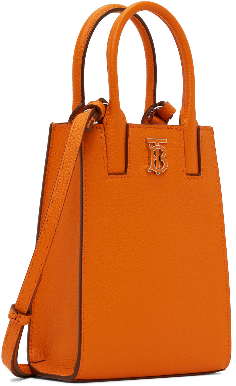 Burberry Orange Micro Frances Shoulder Bag Burberry