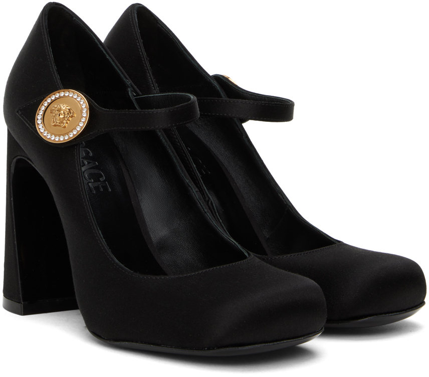 Marzia - Black Serpent Heels