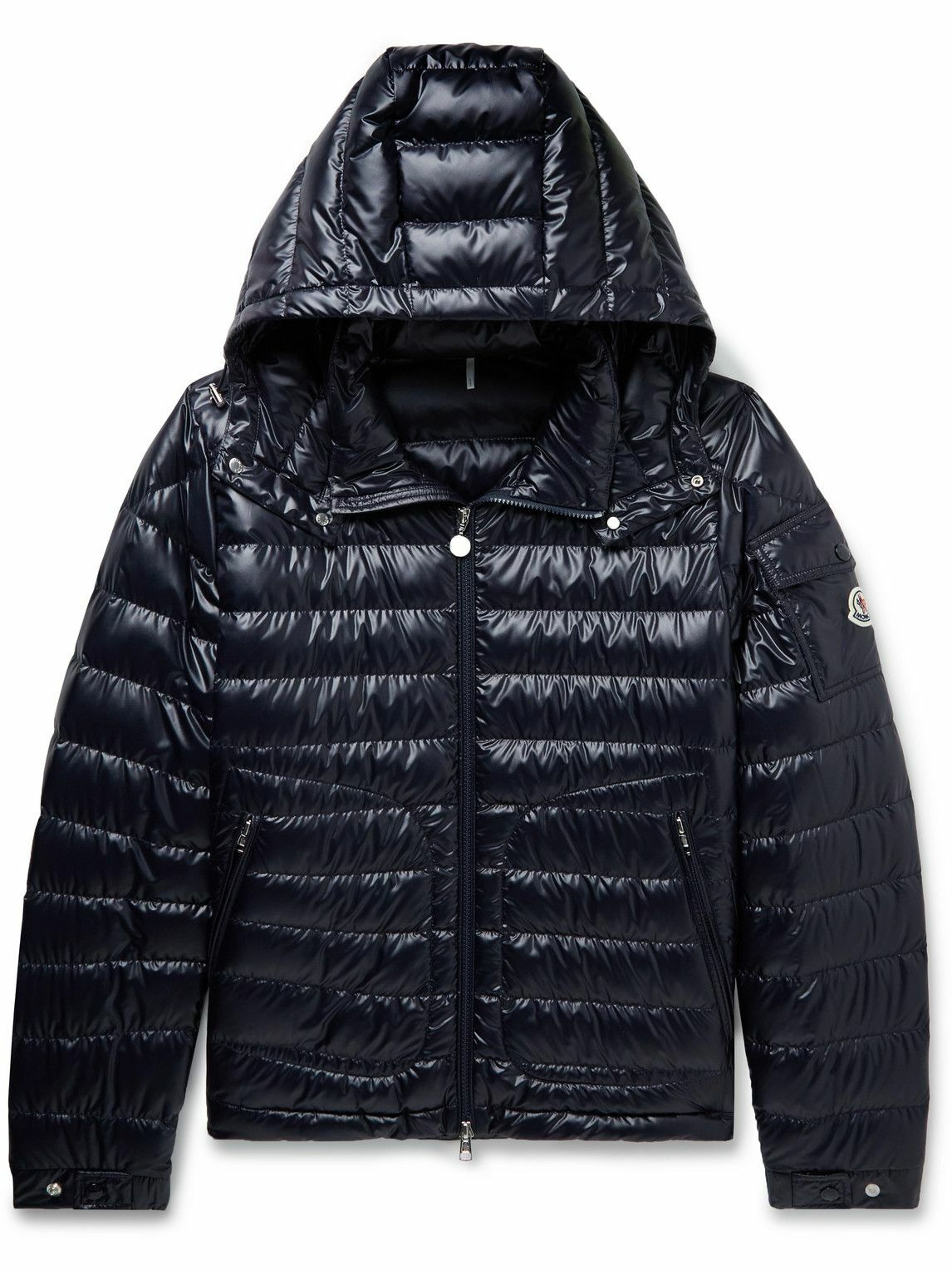 Moncler - Lauros Hooded Quilted Shell Down Jacket - Blue Moncler