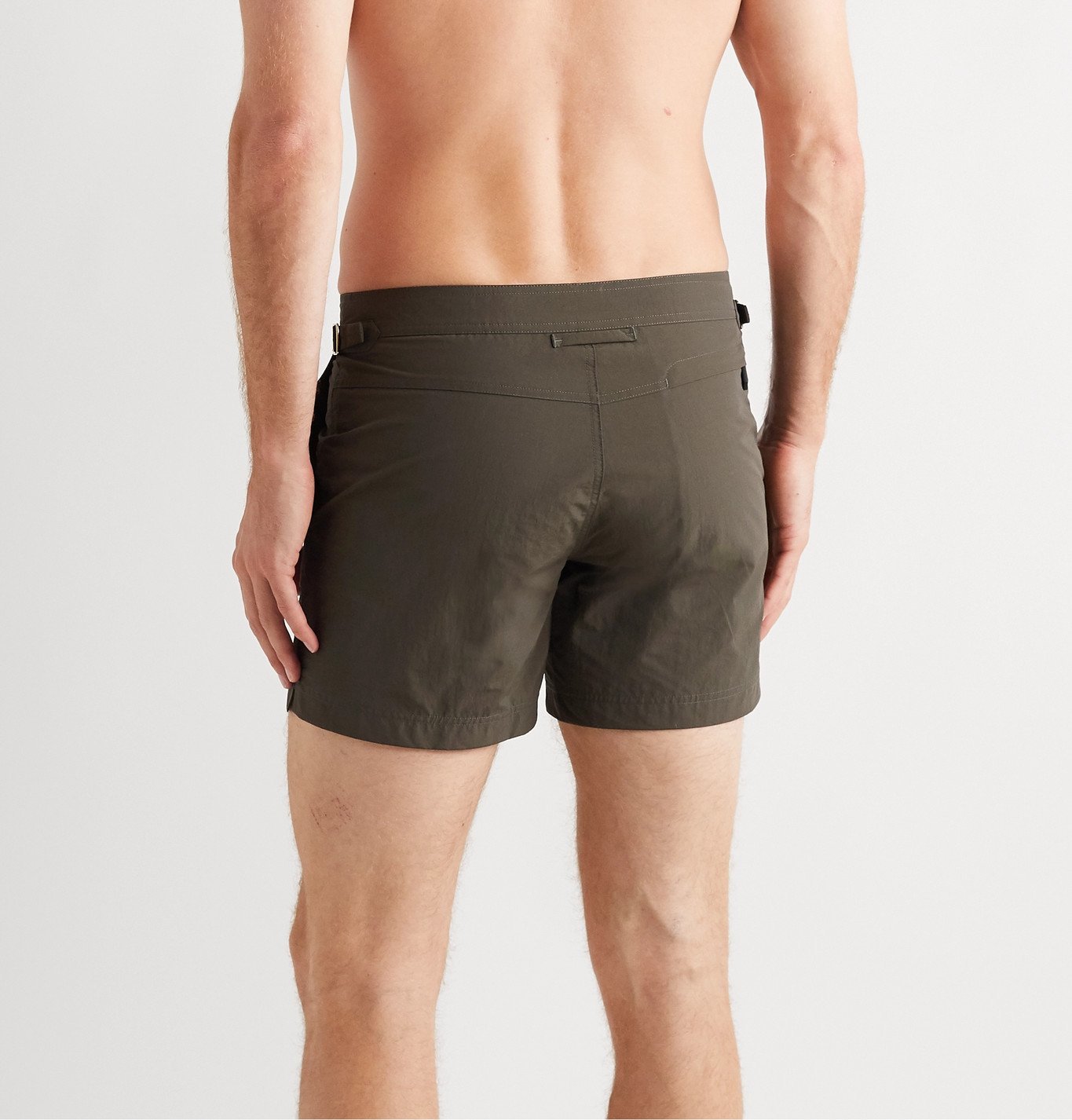 TOM FORD - Slim-Fit Mid-Length Swim Shorts - Green TOM FORD