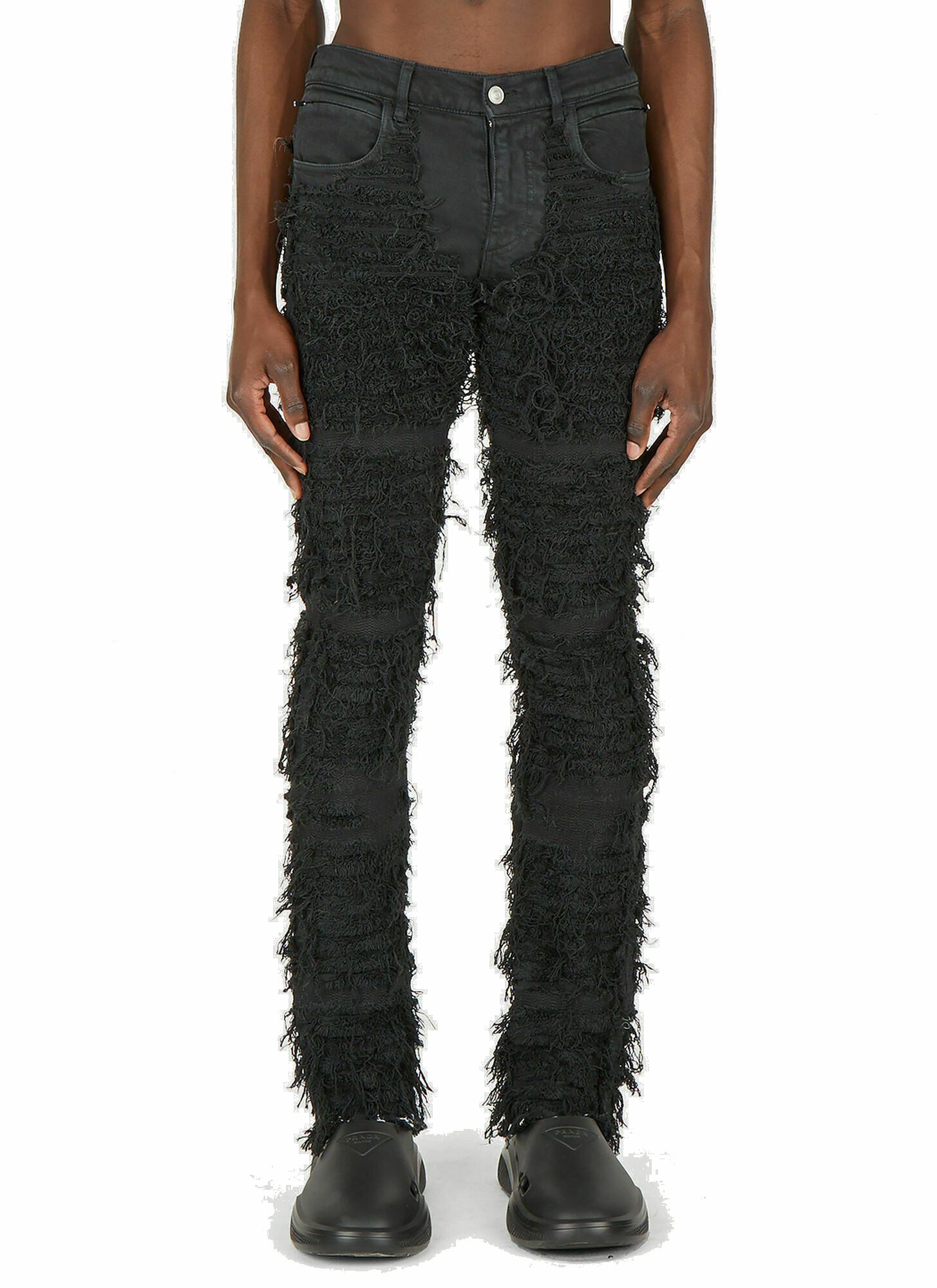 Photo: Shredded Blackmeans Jeans in Black