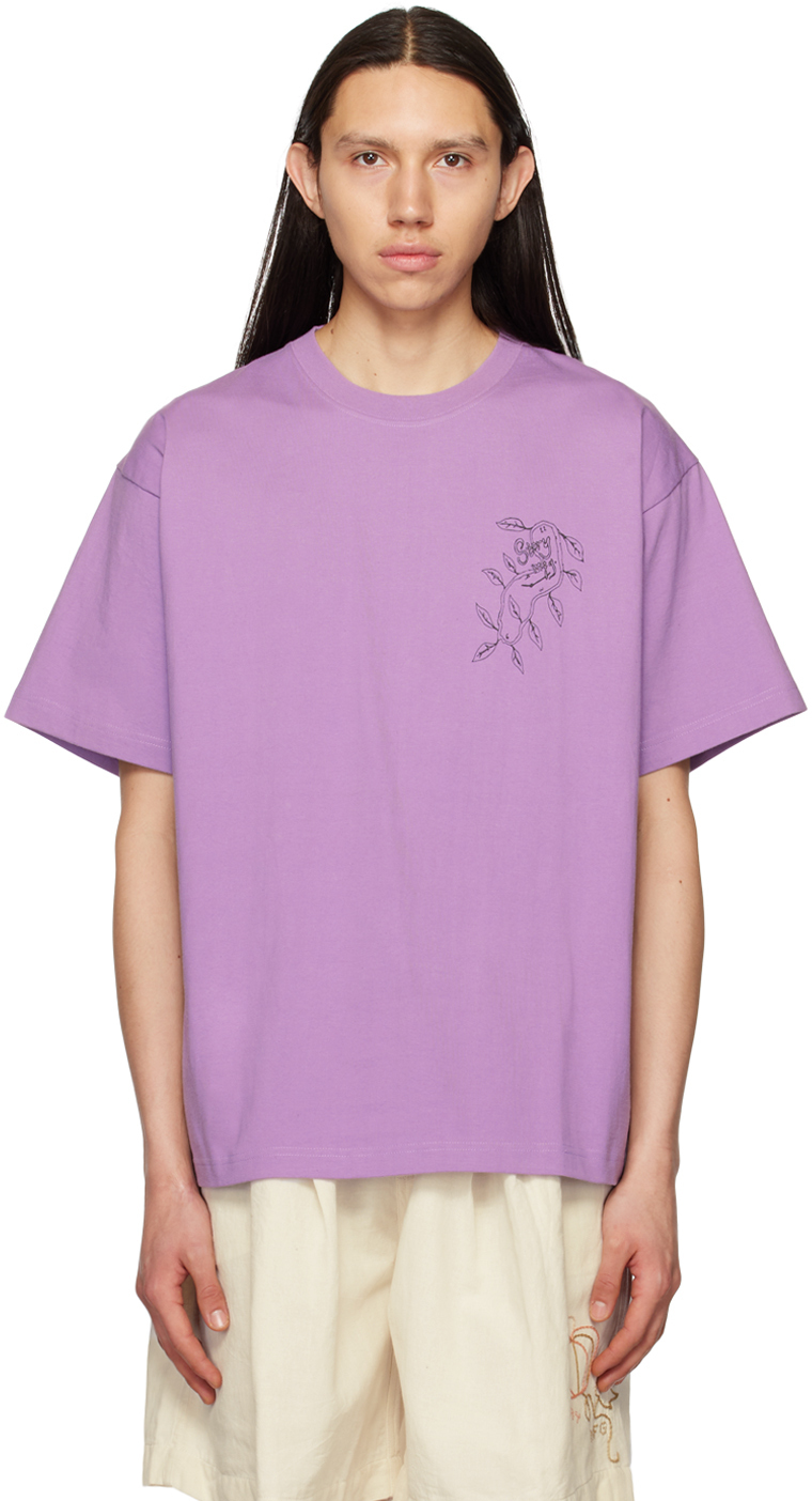 Story mfg. Purple Grateful T-Shirt Story Mfg.