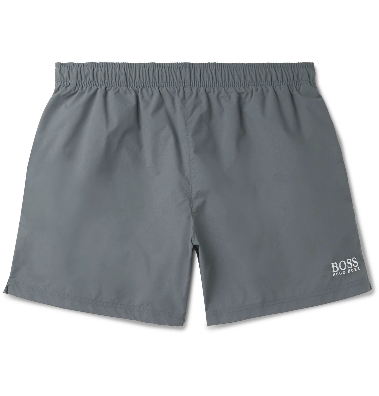 hugo boss grey swim shorts