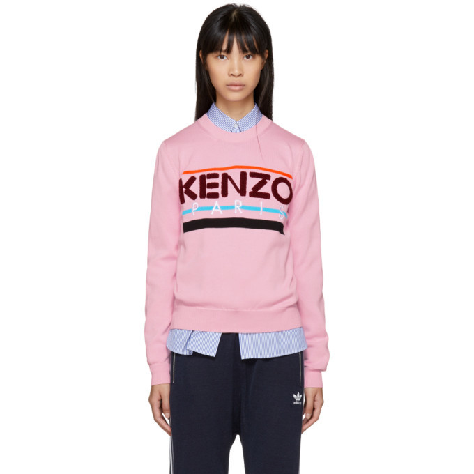 kenzo pink sweater