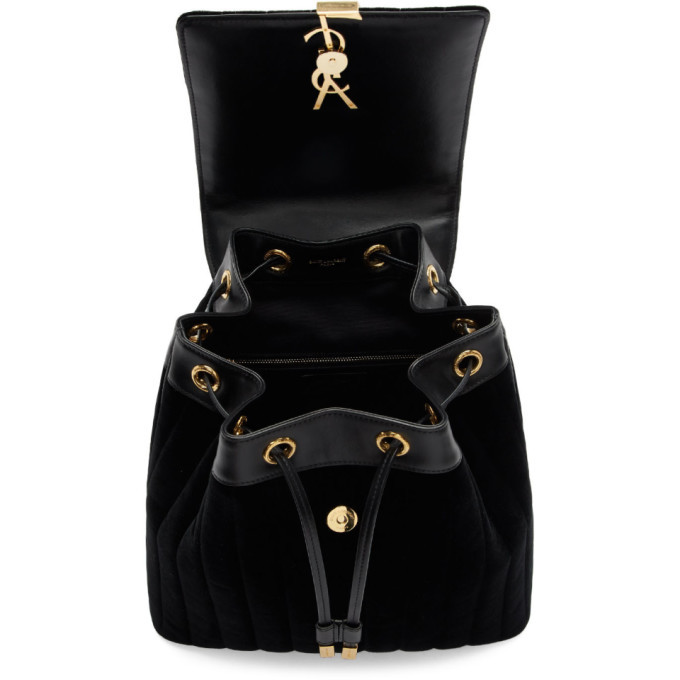 ysl velvet backpack