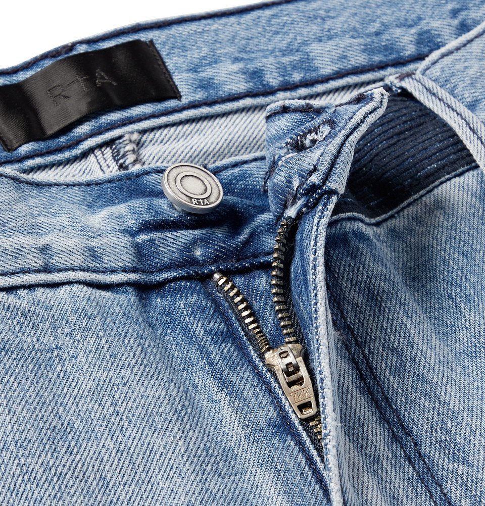 RtA - Slim-Fit Embroidered Distressed 