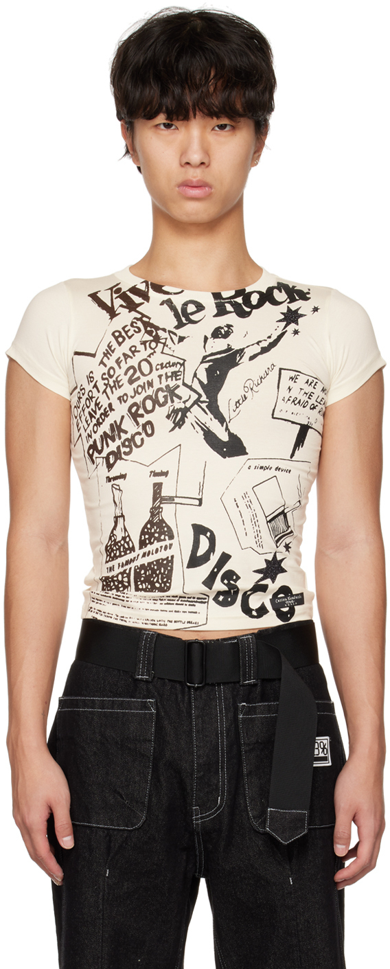 vive le rock t shirt white