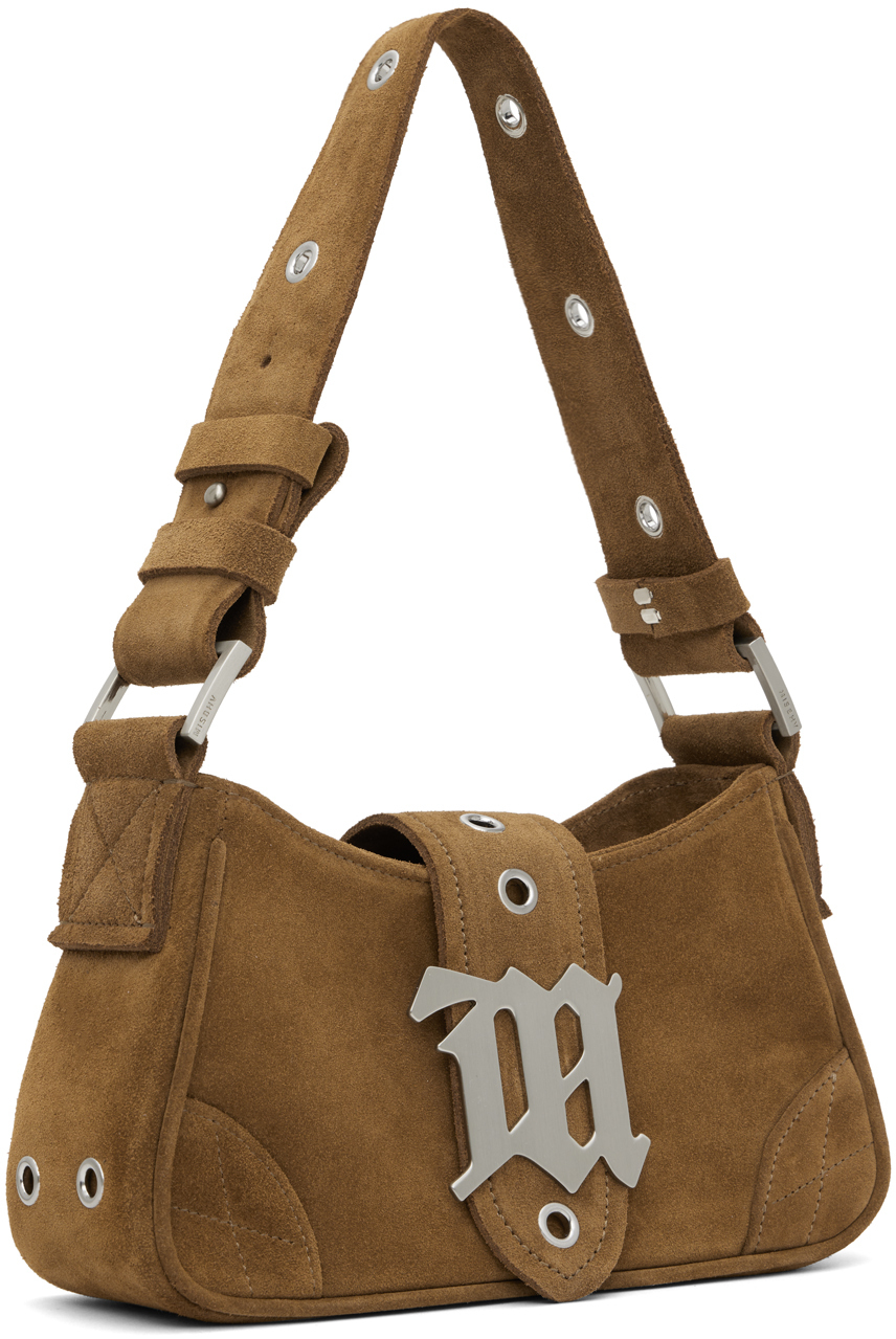 MISBHV Brown Small Suede Shoulder Bag MISBHV