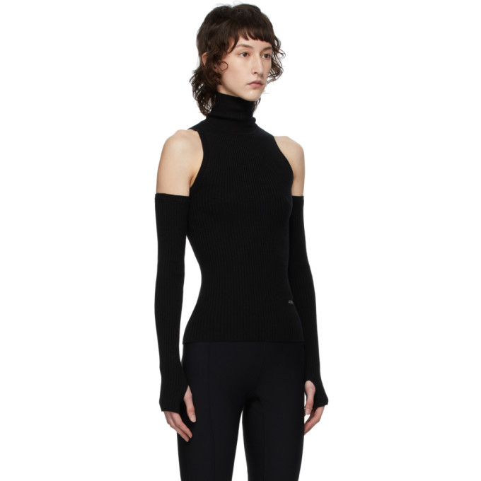 Ambush Black Knit Off-Shoulder 