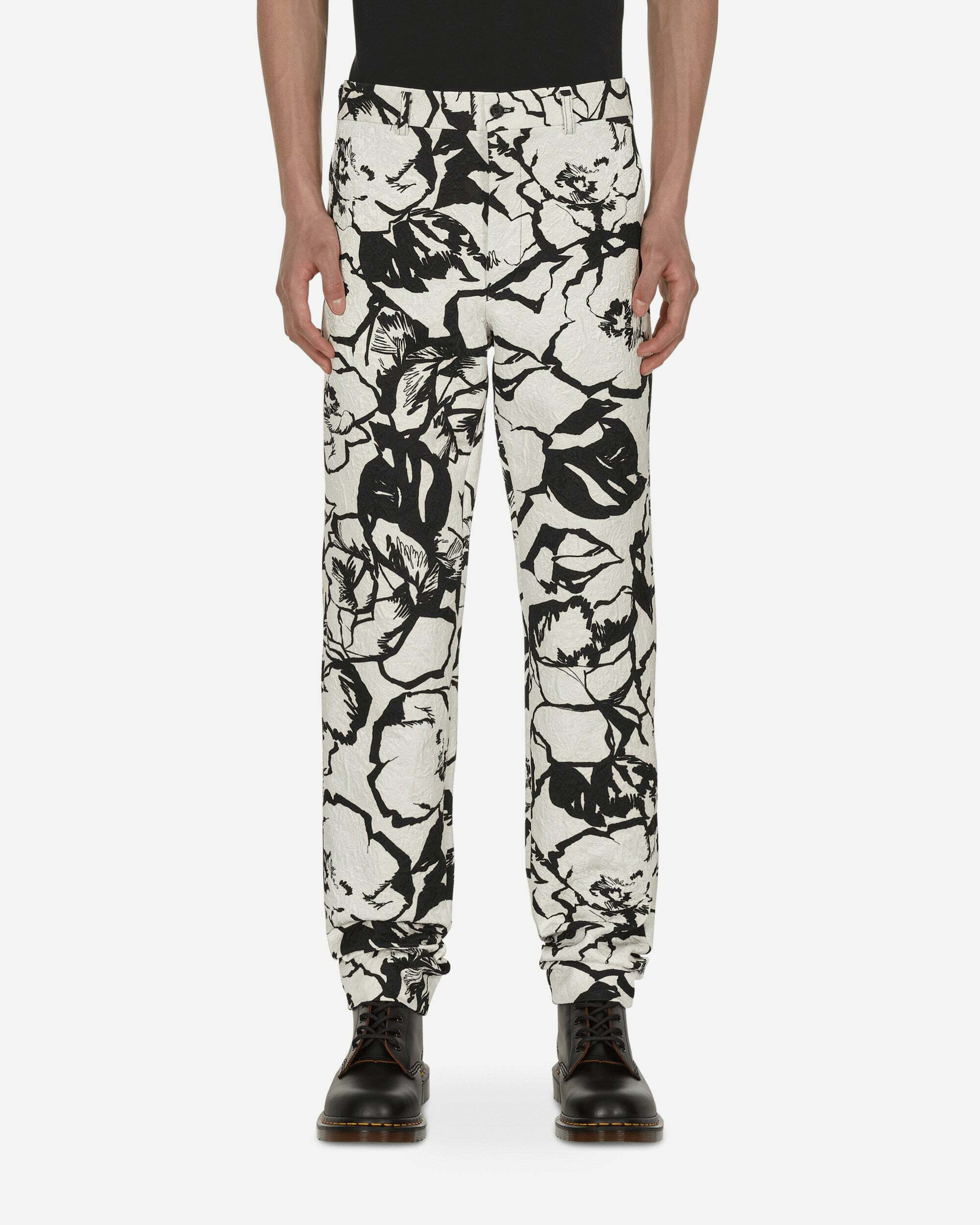 Floral Trousers Comme des Garcons Homme Plus