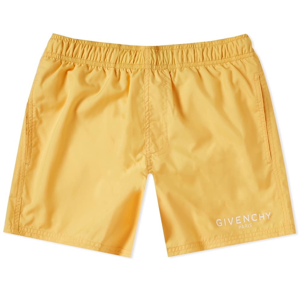 Givenchy Logo Swim Short Yellow Givenchy