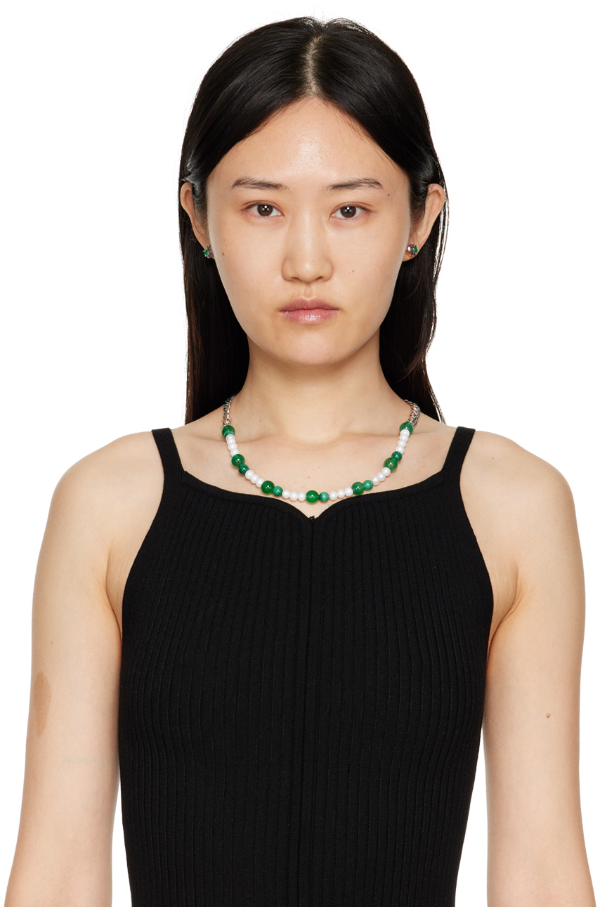 VEERT White Gold Curb Chain Necklace VEERT