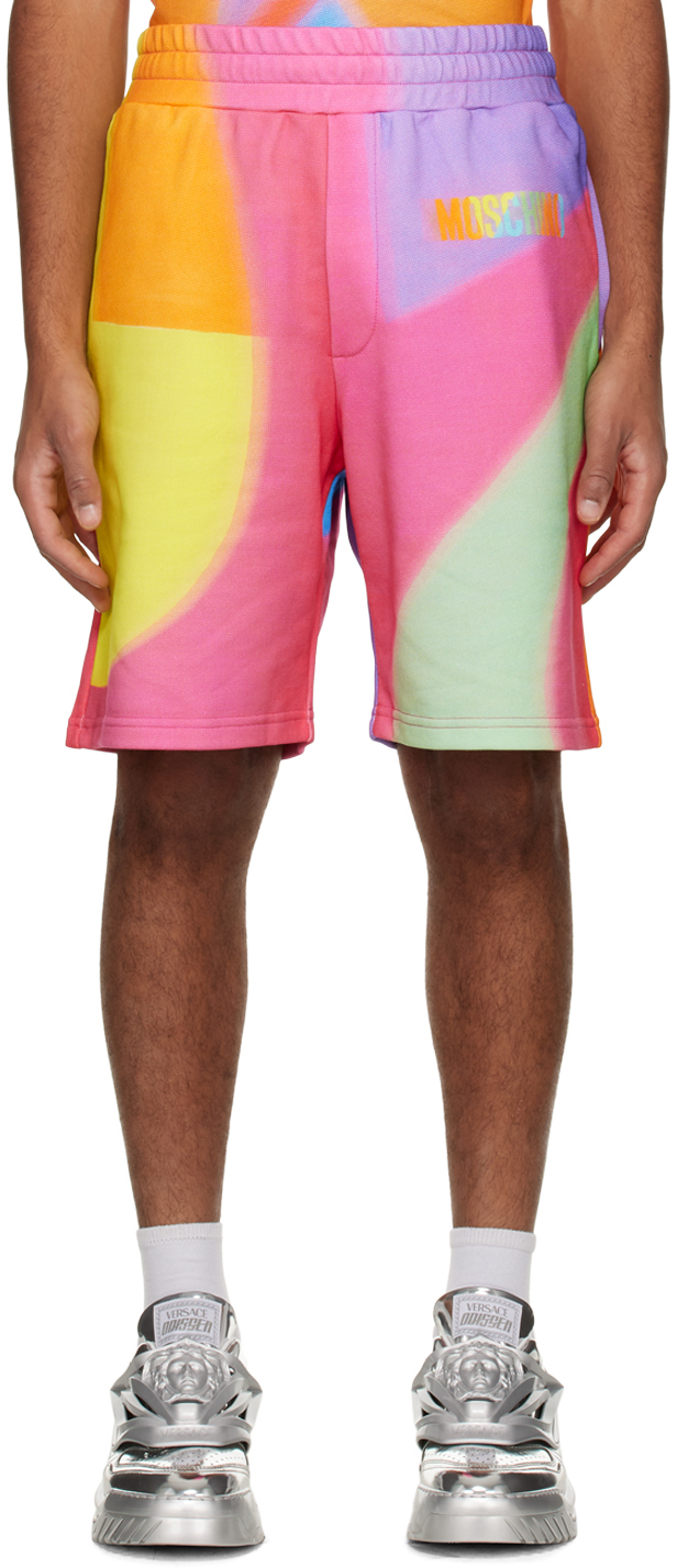 Moschino Multicolor Printed Shorts Moschino