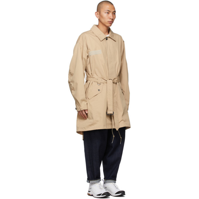 Fumito Ganryu Beige Mods Soutiencollar Coat Fumito Ganryu