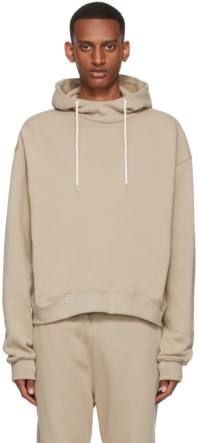 John Elliott Beige Aspen Hoodie John Elliott