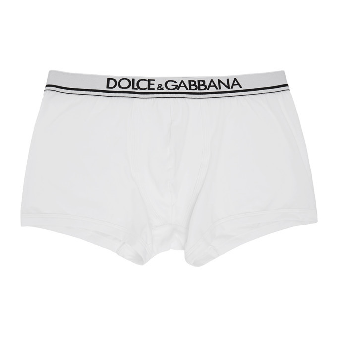 Dolce and Gabbana White DNA Regular Boxers Dolce & Gabbana