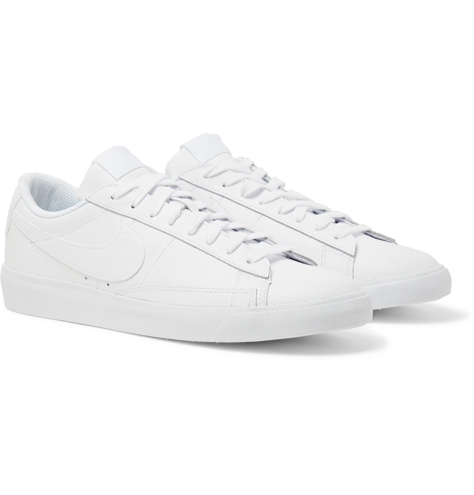 nike blazer leather white