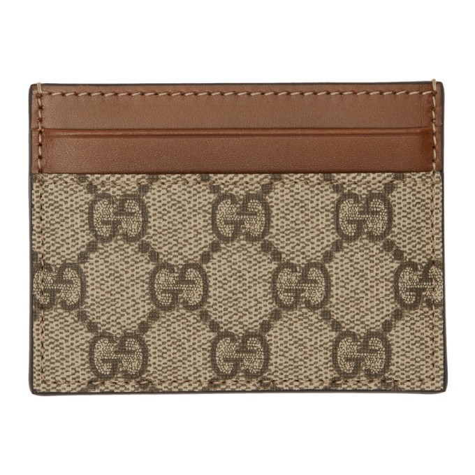 opgroeien As Leerling Gucci Card Case GG Supreme Bee Print Beige In Coated Canvas/Leather GB |  mr-bubble.nl