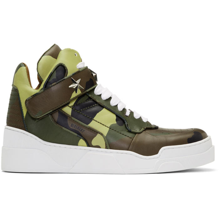 Brown Camo Tyson High-Top Sneakers Givenchy