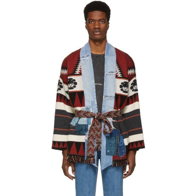 greg lauren cardigan