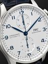 IWC Schaffhausen - Portugieser Automatic Chronograph 41mm Stainless Steel and Alligator Watch, Ref. No. IW371605