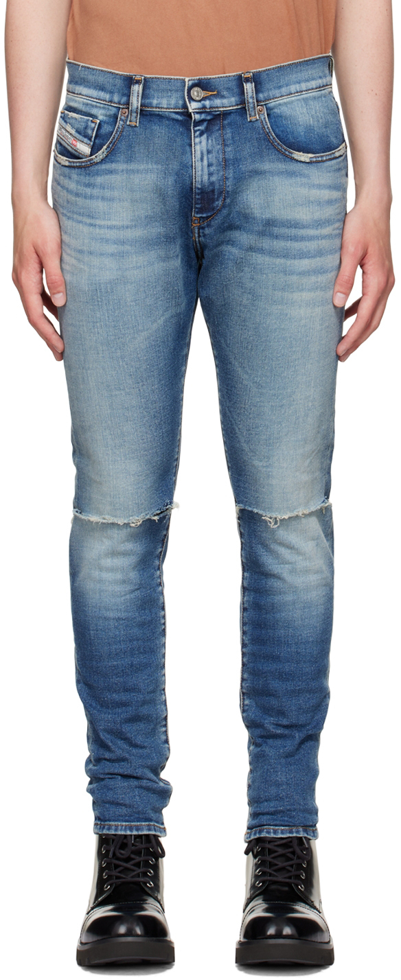 Diesel Blue Sleenker 09A27 Jeans Diesel