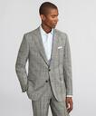 Brooks Brothers Men's Madison Fit Three-Button Plaid 1818 Suit | Grey