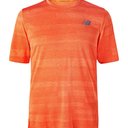 New Balance - Q Speed Fuel Jacquard-Knit Running T-Shirt - Orange
