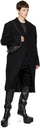 Rick Owens Black Jumbo Strobe Coat