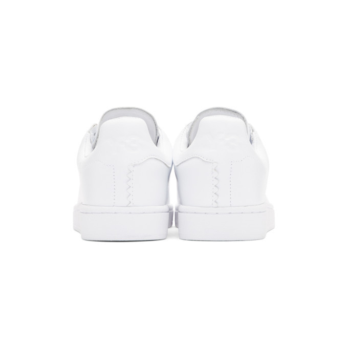 Y-3 White Yohji Court Sneakers Y-3